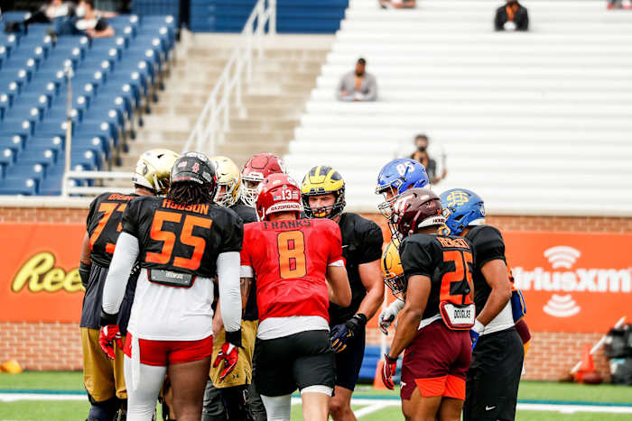 Senior Bowl 2021 practice